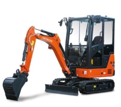 Minibagger Hitachi ZX 19 mit Drehmotor