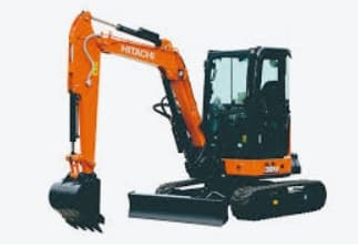 Minibagger Hitachi ZX 38 U Kurzheck